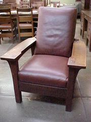 L. & J. G. Stickley Paddle-Arm Morris Chair